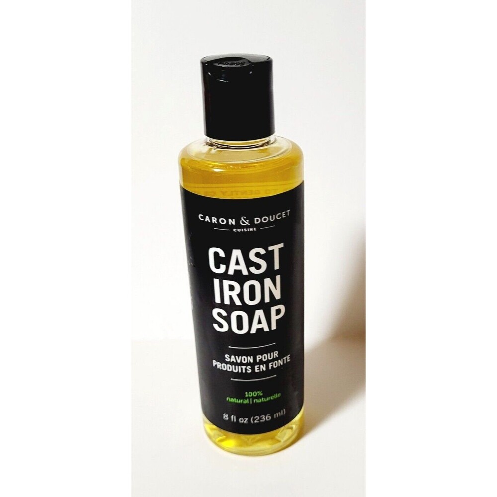 CARON & DOUCET Cuisine Cast Iron Soap 100% Natural 8 fl oz NEW & SEALED!!!